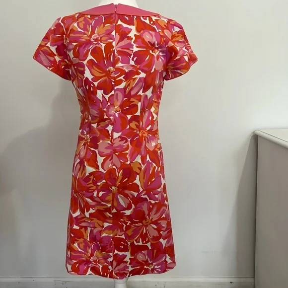 TAHARI ASL Floral Midi Dress – Size 4 - Picture 2 of 7